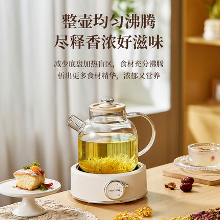 Health Pot Multi-functional Home Office Full Glass Flower Tea Pot Large Capacity Kettle Boiling Tea Pot Gift Box Gift