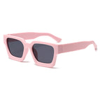 Pink frame black and gray film