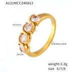 A131-gold ring / No. 6