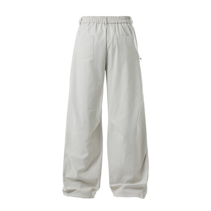 2025 Summer New Men's Pants Drape Casual Pants Loose Straight Simple Cargo Pants Foreign Trade New Long Pants Men