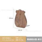 Black Walnut Bear Book Stand
