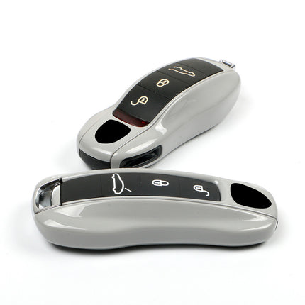 Suitable for Porsche track gray key case Macan718Cayenne911Panamera key case