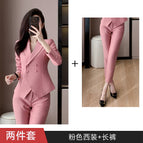 2-piece Pink Suit Pants] / S