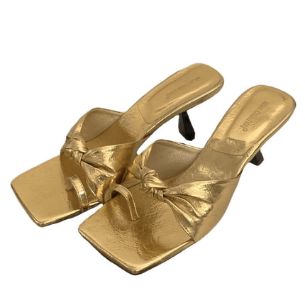 2025 European and American Summer New Fashion Open-Toe Slip-On Stiletto Heel Sandals