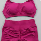 Berry red bra and shorts set (new color) / Xs (european size is too large)