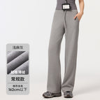 S96 light hemp gray-regular-velvet casual pants / M code [recommended 47.5-55kg]