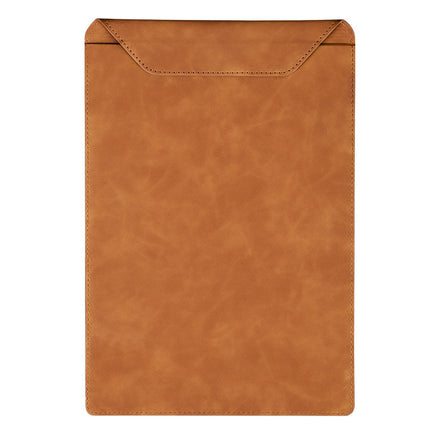 A6 document splint business office meeting leather writing pad manager magnetic folder logo signature board
