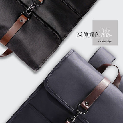 Factory Direct Supply Simple Business Computer Backpack 14inch Men's Korean Fashion Commuter Waterproof Oxford Backpack