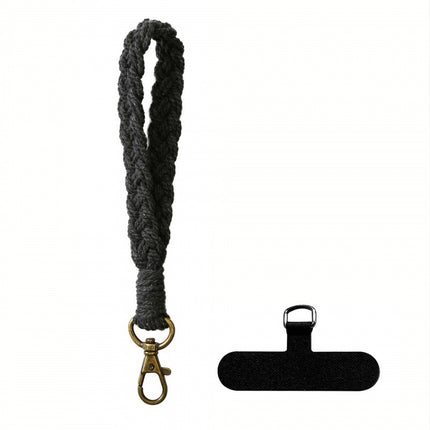Cross-border Explosions Hand-woven Cotton Rope Mobile Phone Lanyard Bohemian Mobile Phone Chain Hanging Simple Car Keychain