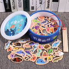 51 fish + 3 fishing rods [barrel]