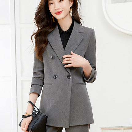 High-end suit suit women's spring and autumn new jewelry hotel front desk work clothes temperament professional formal suit jacket