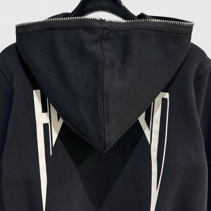 Women's Hoodie Jacket 2026 New Dark Style Heavy-Duty Hooded Trendy Brand Print Zip-Up Hoodie Jacket