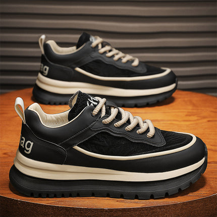 Men's Forrest Gump Shoes Casual Vintage Board Shoes Dad Shoes Men's Sports Thick Sole Height Increasing Fashion Men's Shoes