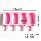 4 even oval ice cream-pink