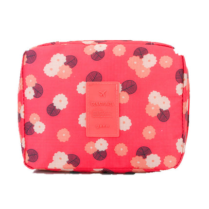 Travel storage bag new floral square wash bag large capacity makeup finishing cartoon flower storage bag