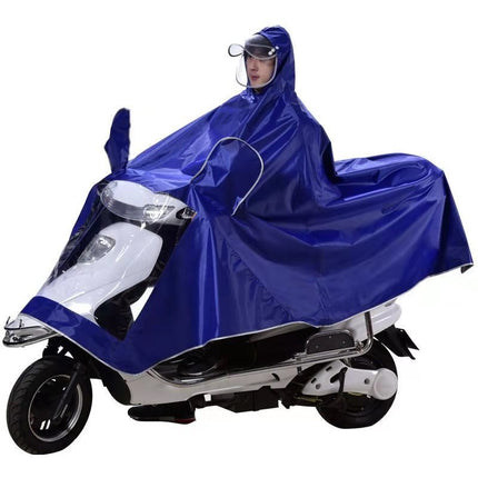 Electric Car Raincoat Men's and Women's Motorcycle Battery Car New Special Double-Person Long Full-Body Anti-Rainstorm Poncho