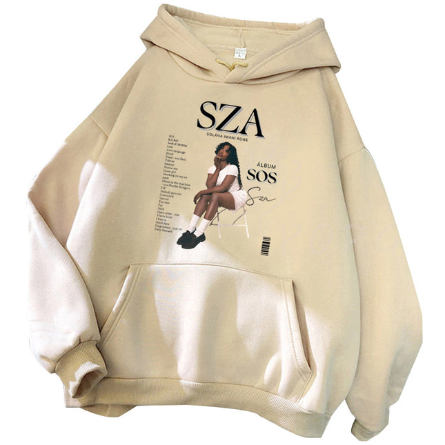 Sza Sos Album Hoodie Sza Fan Hoodie Unisex Harajuku Sweatshi