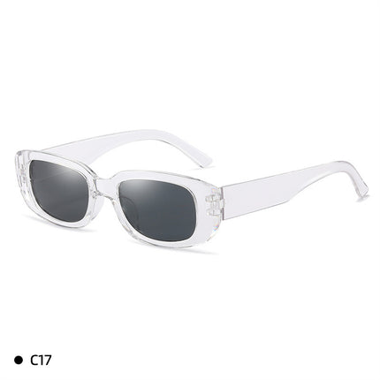 New Retro Sunglasses with Pc Lenses, European and American Trendy Square Frame Sunglasses, Fashionable and Unique Square Glasses, Cross-Border Wholesale