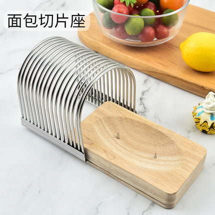 Toast Bread Slicer Creative Home Bread Auxiliary Toast Bread Slicer Kitchen Baking Tools