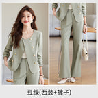 Green suit + pants / M