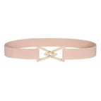Pink gold buckle / L 85cm