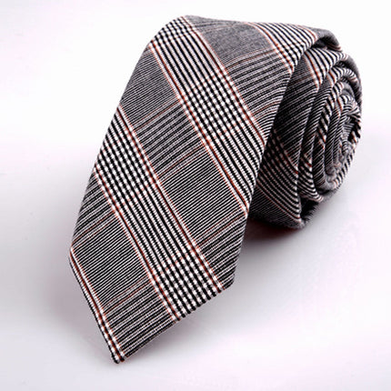Korean Style Groom Best Man Casual Fashion Tie Groom Tie Men's Business Cotton Tie Men's Printed Tie