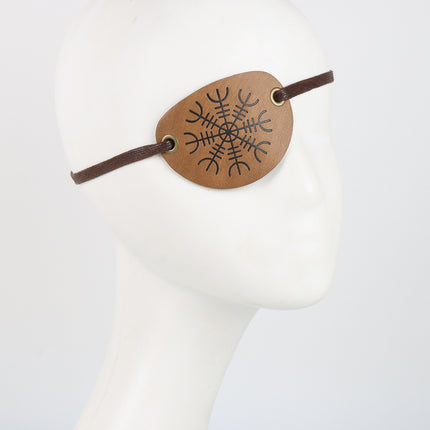 Halloween Pirates of the Caribbean Single Eye Mask Vintage Leather Single Eye Mask Medieval Gothic Single Eye Mask