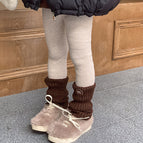 Oatmeal / S size 2-4 years old 90-100cm [can be opened crotch]
