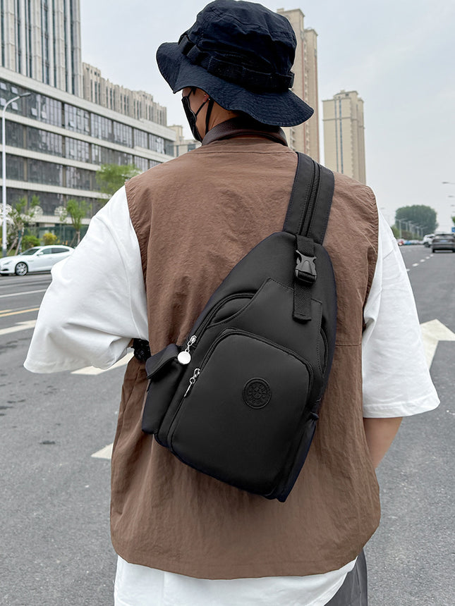 Chest Bag Backpack Single Shoulder Crossbody Bag Three-purpose Bag Multi-purpose Bag Oxford Cloth Multi-layer Casual Lightweight Men's Bag Women's Bag