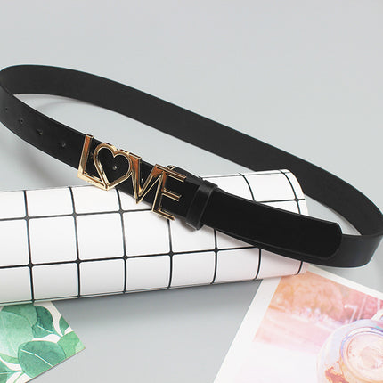 ins style belt thin with skirt decoration Denim belt letter belt (narrow belt) 2022 New