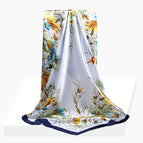 Golden Flower-Dark Blue / 90