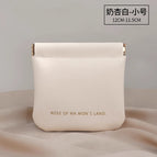 Lipstick bag milk apricot white-small size