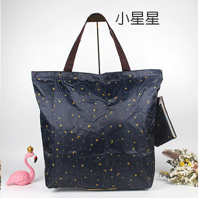 Water-Repellent Oxford Cloth Shopping Bag Foldableable Environmentally Friendly Bag Large Capacity Supermarket Grocery Shopping Bag Satchel Bag Handbag