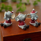 Three little elephants