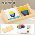 House designer [60 graphics + 15 puzzle cards + answer sheet] english color box