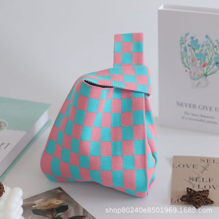 110g Baby Birthday Gift Bag Holiday Knitted Gift Bag Kidsren's First Birthday Party Handbag Gift Knitted Bag