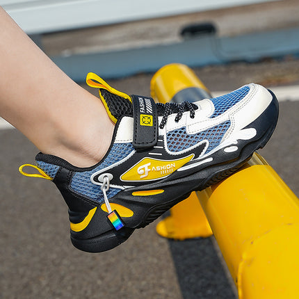 Boys' Casual Sports Shoes Summer 2026 New Non-Slip Breathable Children's Dad Shoes for Older Kids Running Shoes