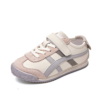 Children's Genuine Leather Forrest Gump Shoes Korean Style Boys' Casual Shoes Spring & Fall Korean Style Foreign Style Yellow Girls' Leather Panel Shoes