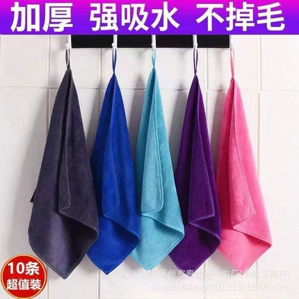 Wholesale Microfiber Towels for Housekeeping and Cleaning, Absorbent Kindergarten Towels for Wiping Glass, Tables, and Kitchen Rags