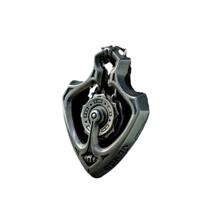 New Fashion Different Made Shuttle Mechanical Movable Pendant Necklace Men's Aggressive High-end Pendant Neck Chain Fashion
