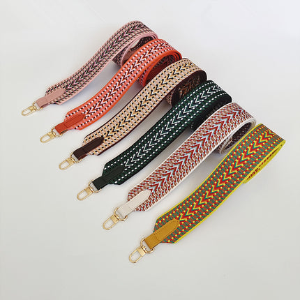 Canvas Bag Strap Accessories Crossbody Bag Strap Accessories Strap Crossbody Wide Extended Backpack Strap Pu Leather Woven Replacement Strap