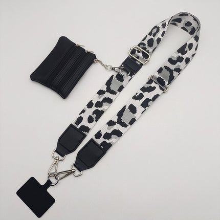 Hot-selling mobile phone strap replaceable detachable hand strap with coin purse mobile phone lanyard Amazon cross-border