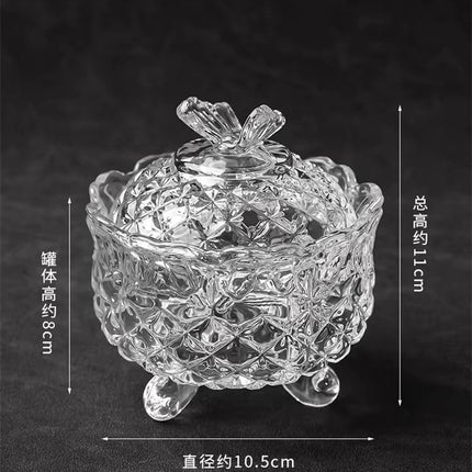 Natural Crystal Purification Degaussing Bowl White Crystal Degaussing Stone Gravel Container Yushou Salt Ware Gem Glass