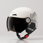 One size fits all / [a-zen1.0] ceramic white [short sunscreen glasses] + detachable ear protection