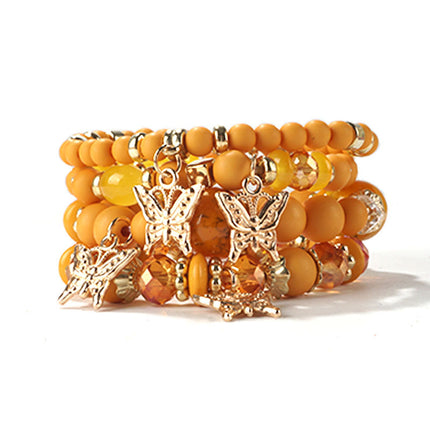 European and American Cross-Border Hot-Selling New Bohemian Bracelets Creative Tassel Multi-Layer Beaded Bracelets Fashion Jewelry