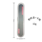 Gold feather clip plastic box