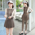 064-siamese-khaki (two-piece set, quick-drying) / S recommendation 35-42.5kg