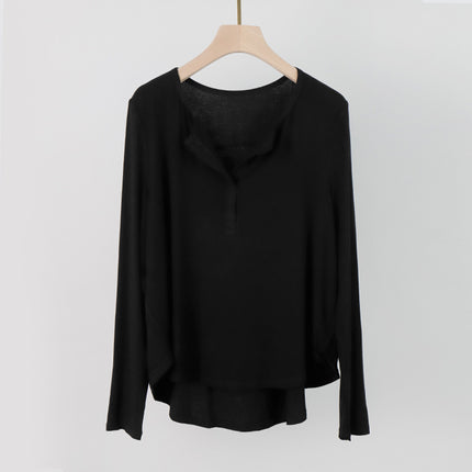 Summer New Style Yoga Top Long-Sleeved Women's Ribbed Loose Blouse Quick-Drying Running Sports Long-Sleeved Quick-Drying T-Shirt for Women