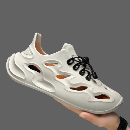 Men's outdoor thick-soled sandals summer new outdoor wear sports beach slippers anti-slip casual hole shoes