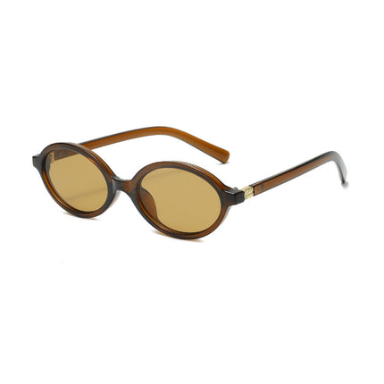 Flat Mirror Small Frame Retro Korean Plain Glasses Frame for Women Zhang Yuanying Same Style Glasses Frame Nerd Myopia Oval